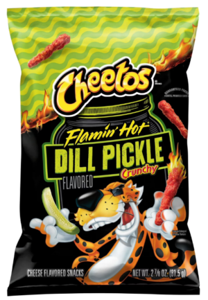 Cheetos Crunchy Flamin' Hot Dill Pickle 2.875oz 32ct